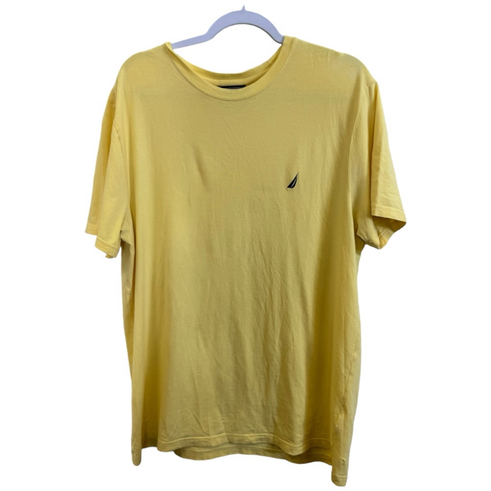 Nautica  Performance Tees size XL  95% Cotton 5% Spandex yellow